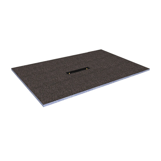 Hydraset Rectangular Trays with 300mm Centre Drain 1600 x 900mm