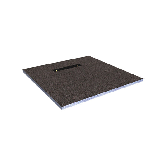 Hydraset Square Trays with 300mm End Drain 1000 x 1000mm