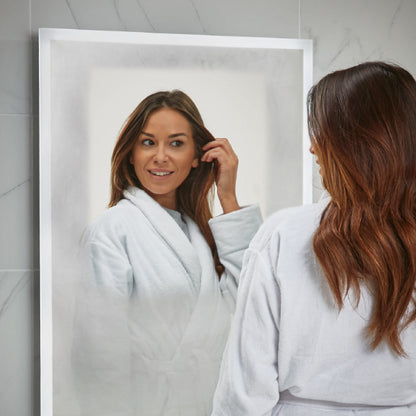 Fairford Mosca Led Mirror With Demister Pad And Shaver Socket - 500mm X700mm