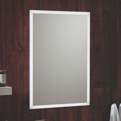 Fairford Mosca Led Mirror With Demister Pad And Shaver Socket And Bluetooth - 500mm X 700mm
