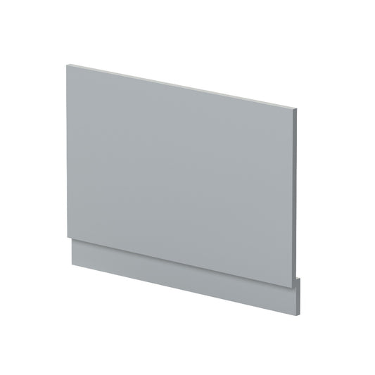 Fairford Satin Grey 800mm Bath End Panel with Plinth