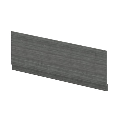 Fairford Anthracite Woodgrain 1700mm Bath Panel with Plinth