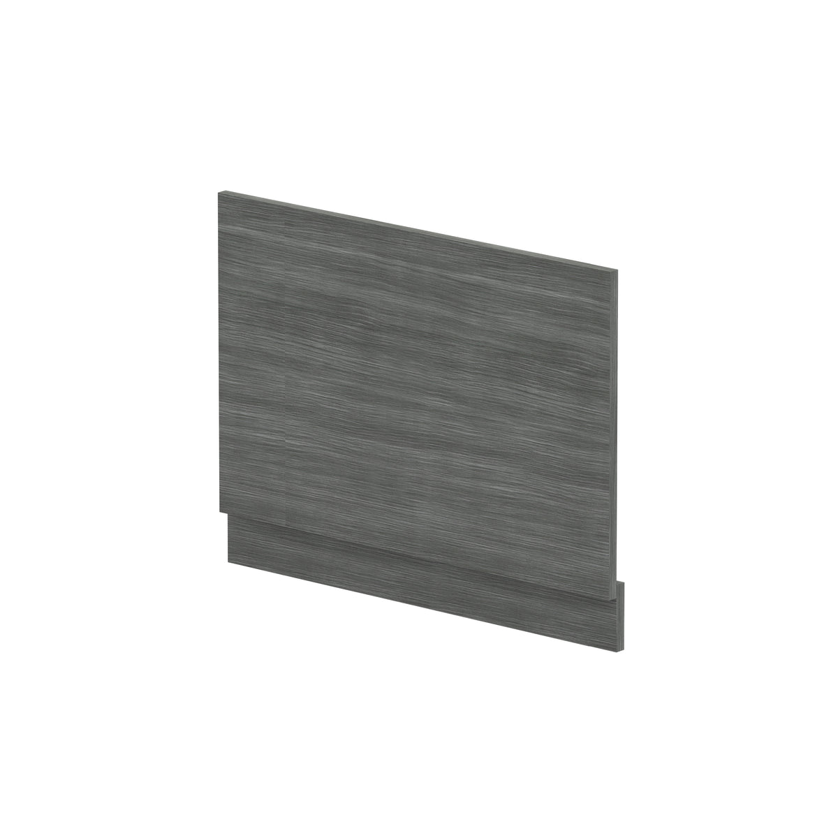 Fairford Anthracite Woodgrain 750mm Bath End Panel with Plinth