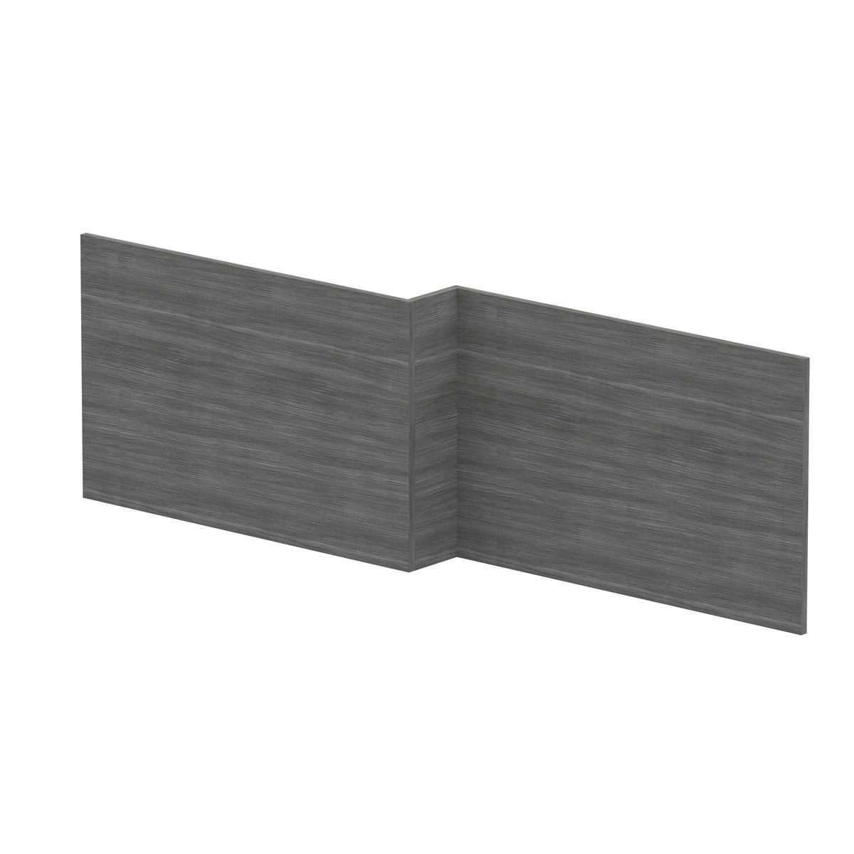 Fairford MDF Grey Avola L Shape Side Panel, 1700mm