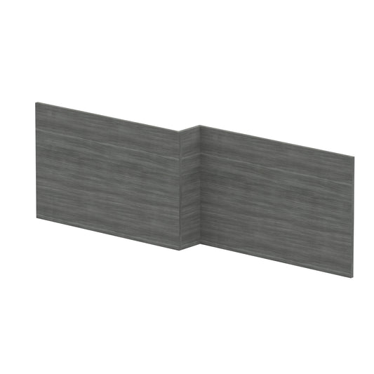 Fairford MDF Grey Avola L Shape Side Panel, 1700mm