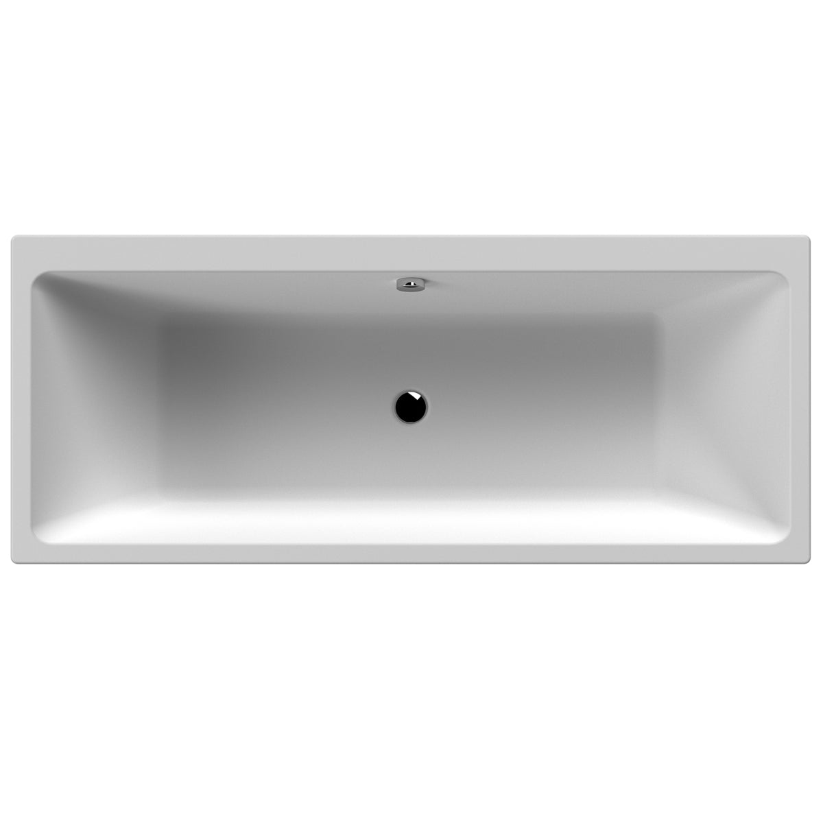 Fairford Una Thin Edge 1700 x 700mm Double Ended Straight Bath