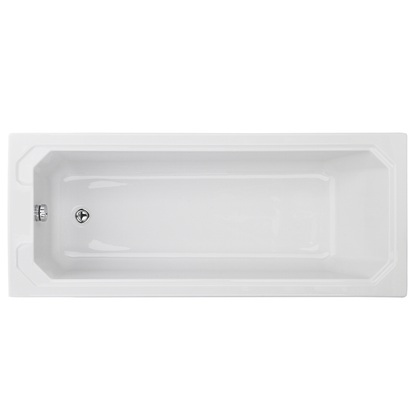 Fairford Hexam Single Ended Traditional Straight Bath-1700 x 700mm
