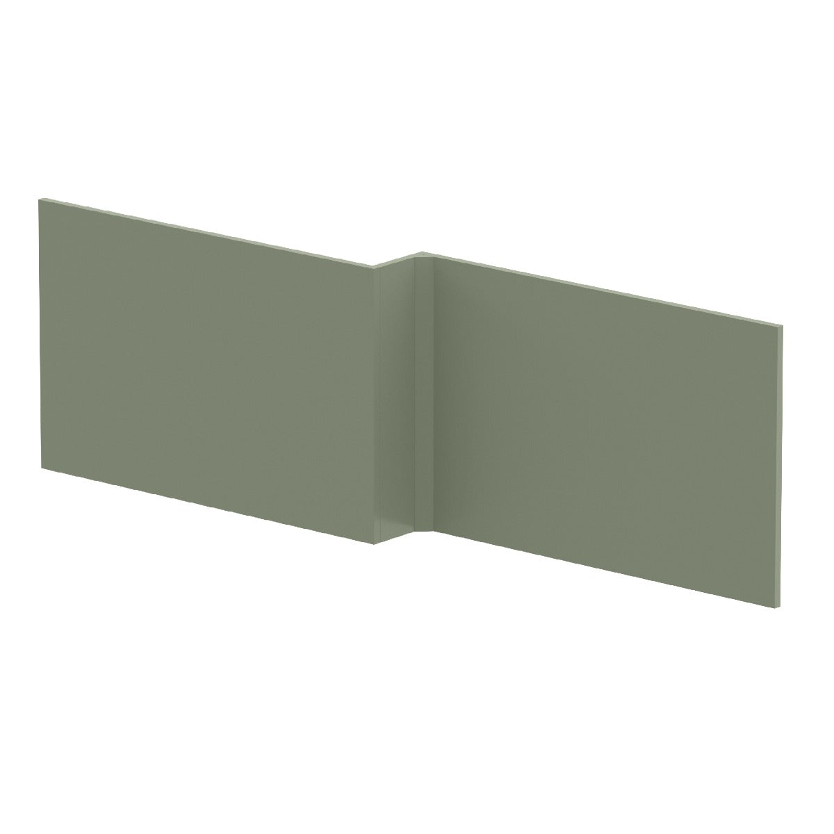 Fairford Satin Green 1700mm L Shaped Bath Panel