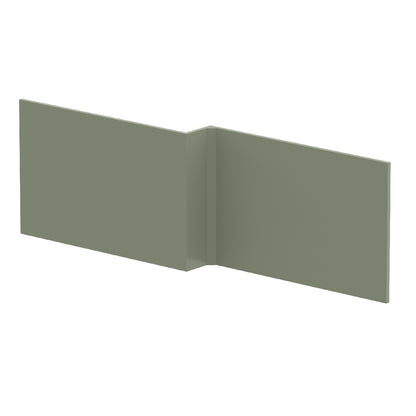 Fairford Satin Green 1700mm L Shaped Bath Panel