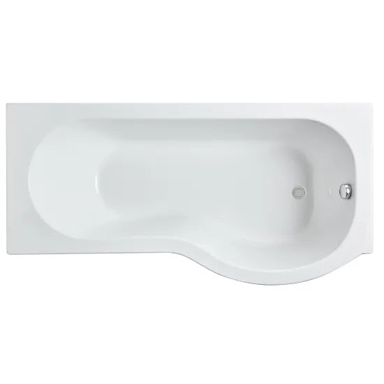Fairford 1700 x 850mm Right Hand P Shaped Shower Bath