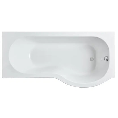 Fairford 1700 x 850mm Right Hand P Shaped Shower Bath