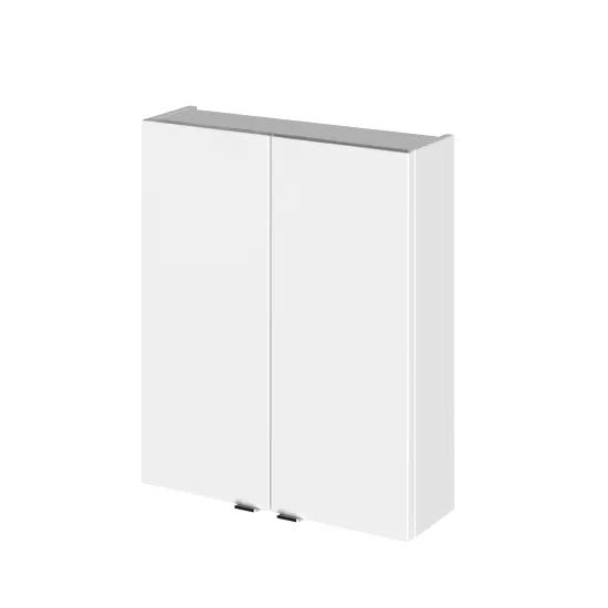 Fairford Union 500mm White Gloss Double Door Wall Cabinet