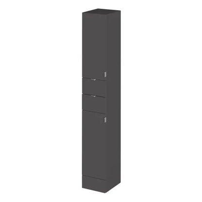 Fairford Union 300mm Grey Gloss Tall Cabinet