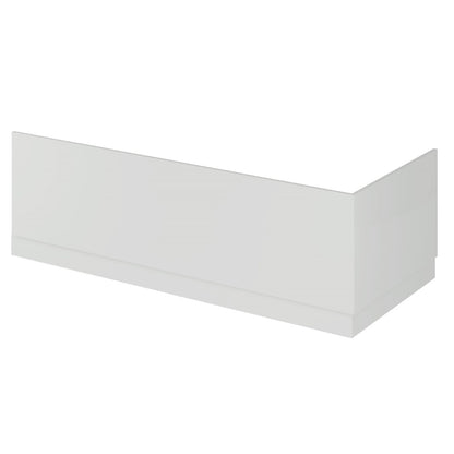 Fairford Light Gloss Grey 750mm Bath End Panel with Plinth
