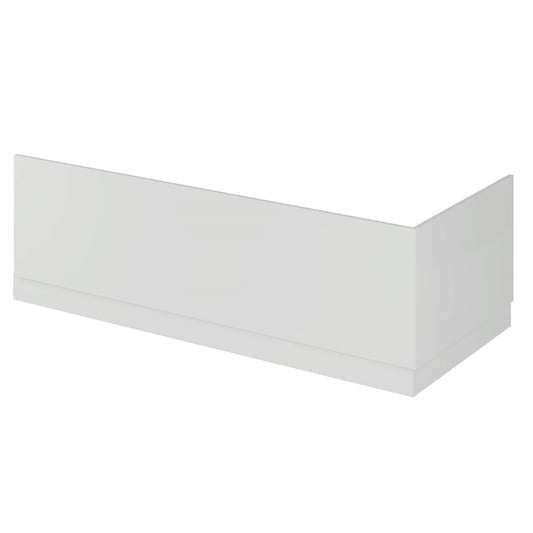 Fairford Light Gloss Grey 750mm Bath End Panel with Plinth