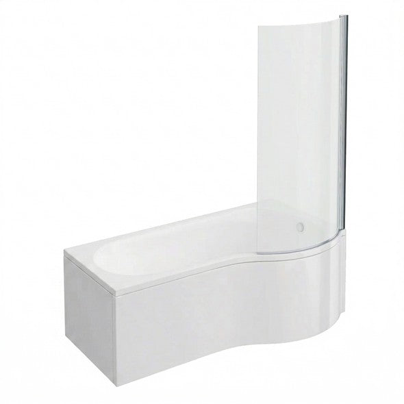 Fairford 1500 x 850 RH P Shape Bath with Screen and Panel