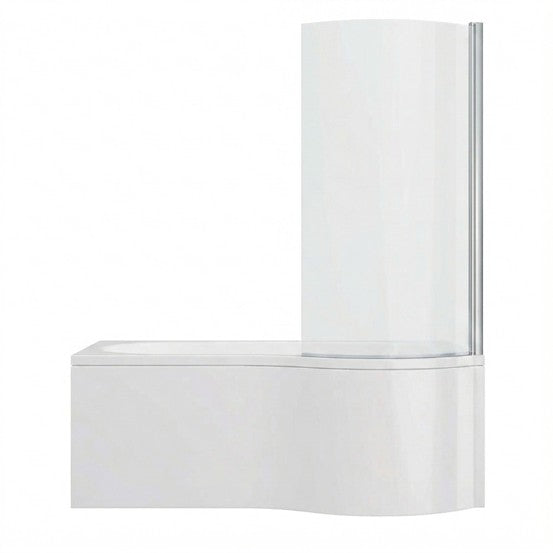 Fairford 1700 x 850 RH P Shape Bath with Screen and Panel
