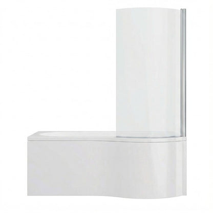 Fairford 1700 x 850 RH P Shape Bath with Screen and Panel