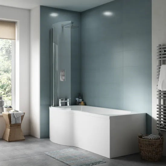 Fairford 1500 x 850mm Left Hand P Shaped Shower Bath