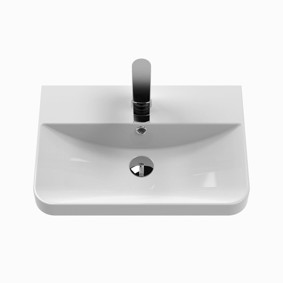 Fairford Crayo 500mm Gloss White Wall Hung Vanity Unit