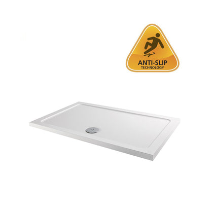 Fairford 1400 x 800mm Antislip Rectangular Shower Tray