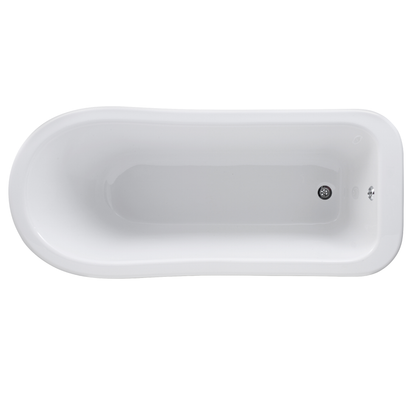 Fairford Portchester 1700mm Freestanding Baths - Various Feet Options-Corbel Feet