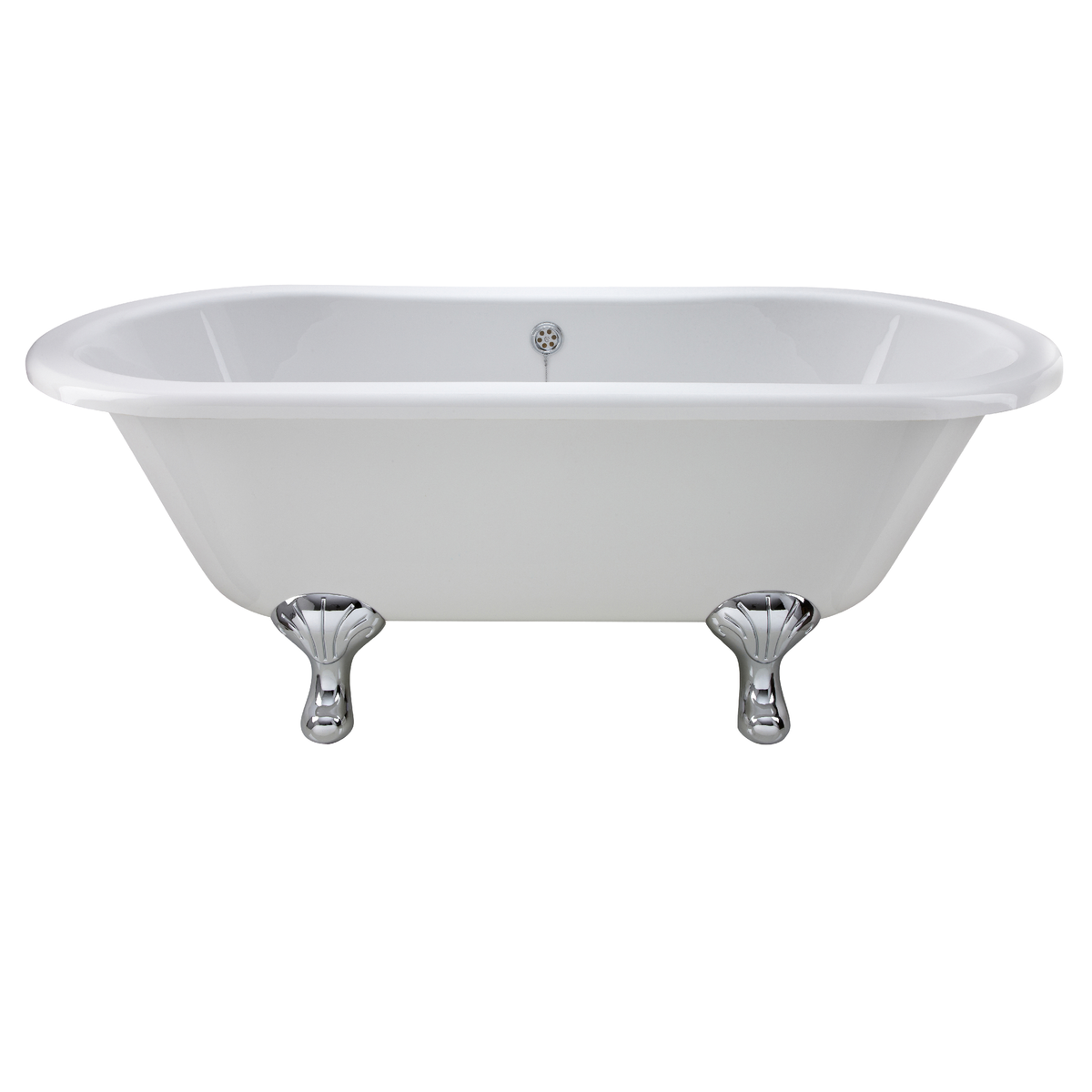 Fairford Bolsover 1700mm Freestanding Baths - Various Feet Options-Corbel Feet