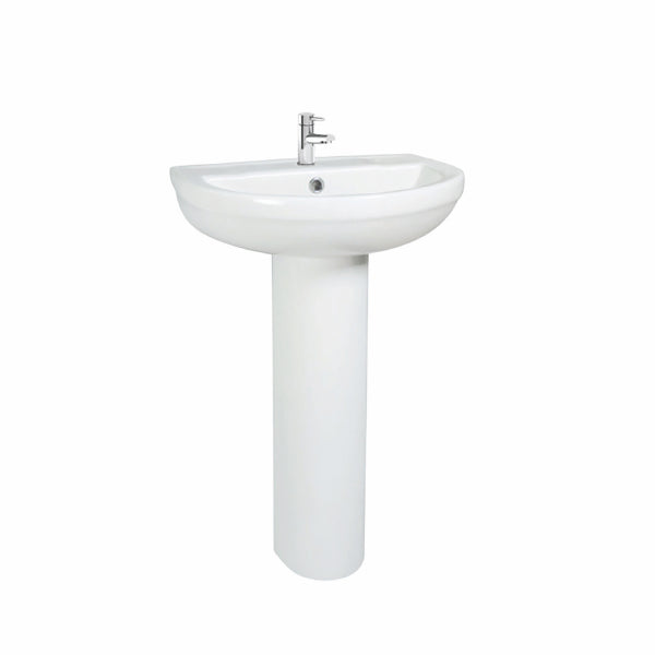 Fairford Carris Basin with Full Pedestal