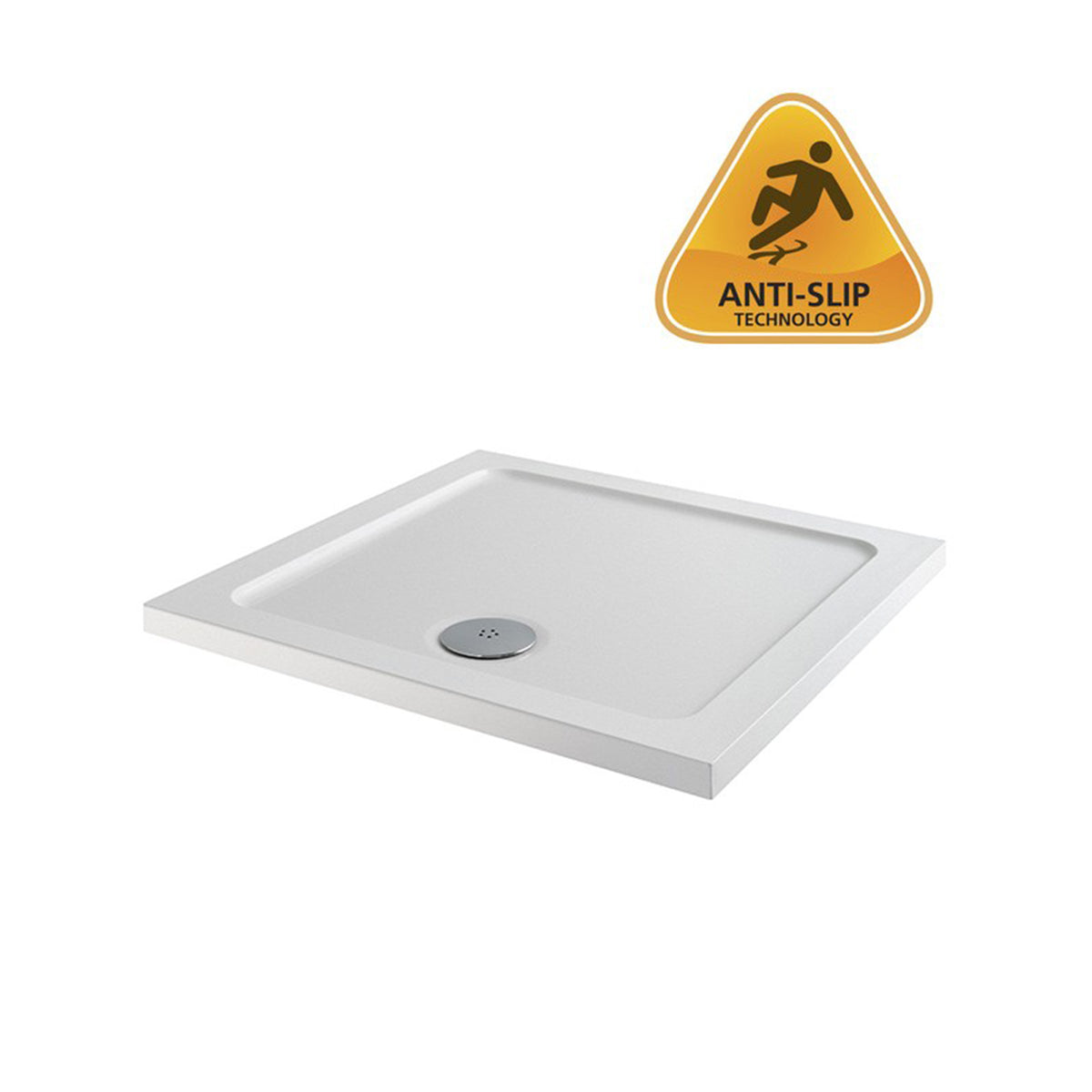 Fairford 900 x 900mm Antislip Square Shower Tray