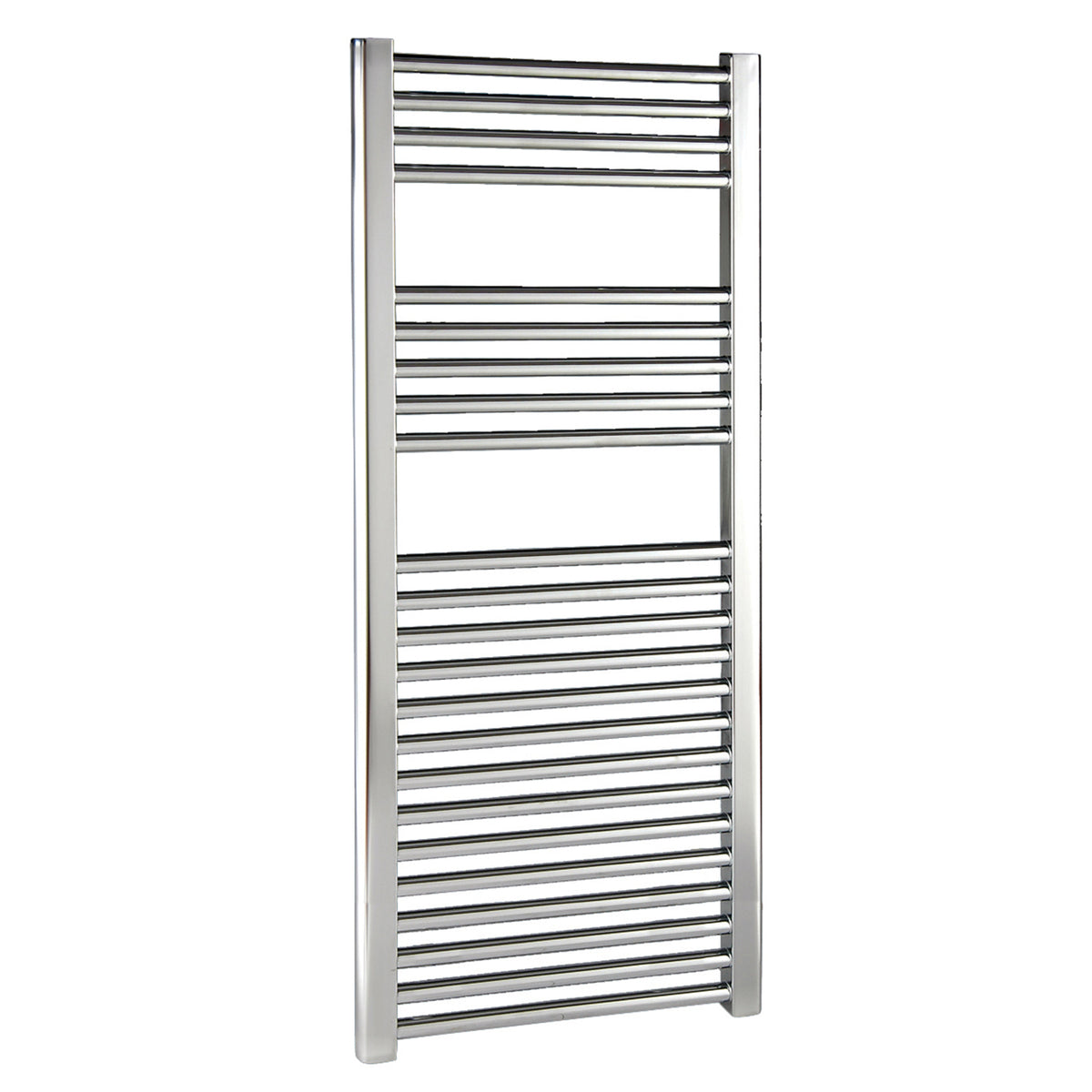 Fairford 500mm x 1000mm Straight Chrome Towel Rail