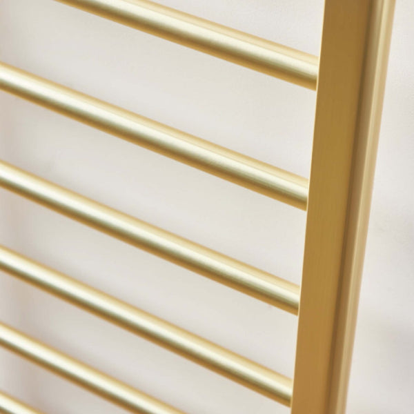 Fairford Vibe Towel Rail - 1200mm X 500mm - Brushed Brass