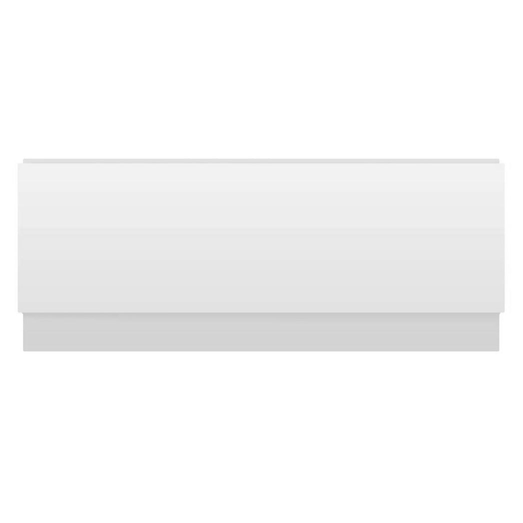 Fairford White Straight Side Panel with Plinth, 1700mm