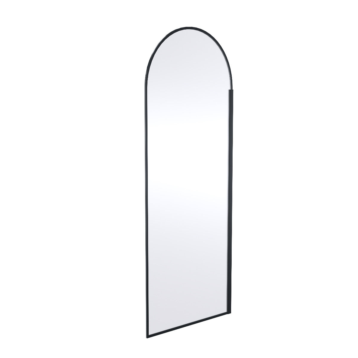 Fairford 900mm Matt Black Arched 8mm Wetroom Screen - 1950mm High