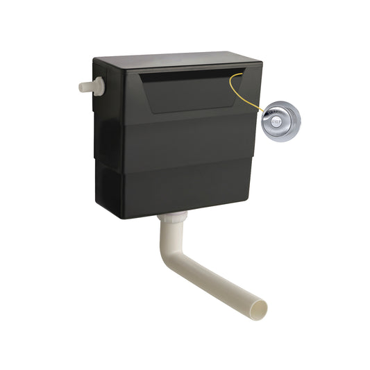 Fairford Tirer Concealed Cistern with Chrome Traditional Button